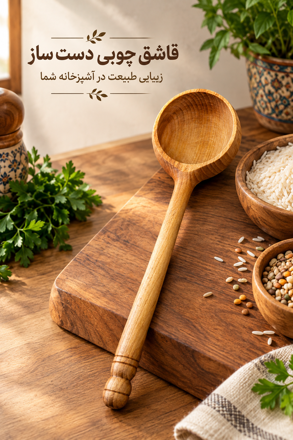 ملاقه چوبی